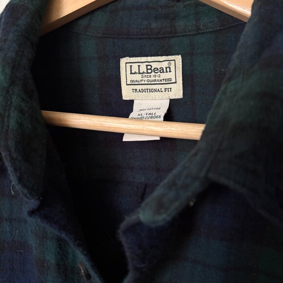 LL Bean blackwatch flannel - Picture 3 of 4